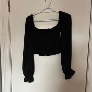 Favlux- Elegant Black Women's Top- size medium